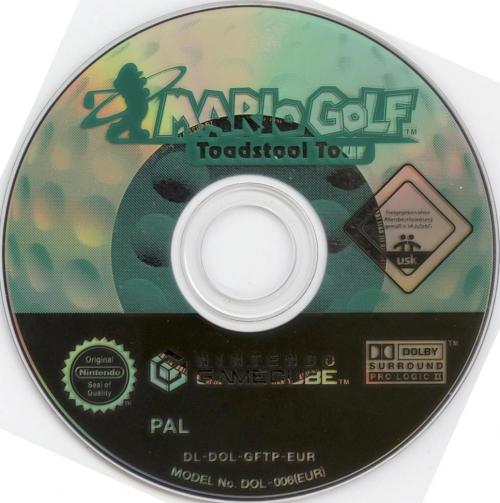 Mario Golf Toadstool Tour Disc Scan - Click for full size image